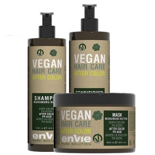 Envie Vegan Set After Color Shampoo, Conditioner & Mask για βαμμένα μαλλιά