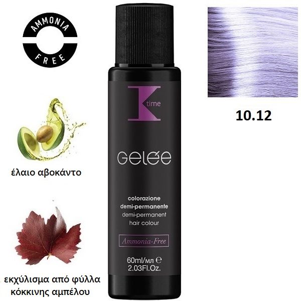 Κ-TIME Gelée Dual Color  10.12 Κατάξανθο Σαντρέ Ιριζέ
