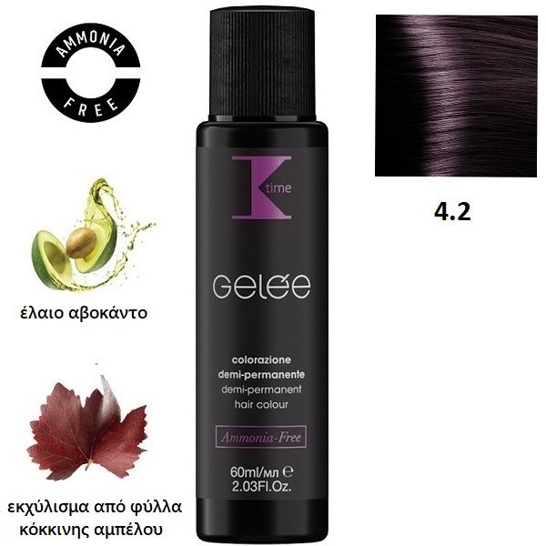 Κ-TIME Gelée Dual Color  4.2  Καστανό Ιριζέ