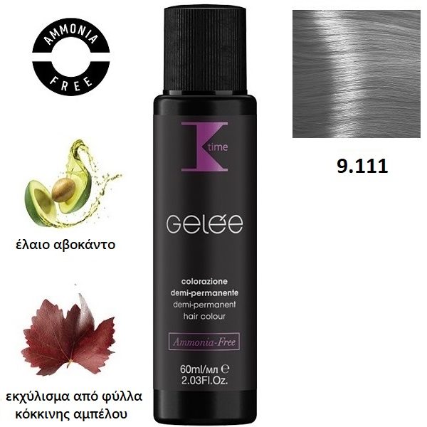 Κ-TIME Gelée Dual Color  9.111 Ξανθό Πολύ Ανοιχτό Έντονο Γκρι