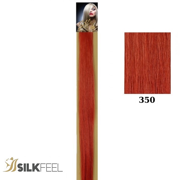 Silkfeel Gold Line Hair Extensions 100% φυσική τρίχα Remy Ν°350