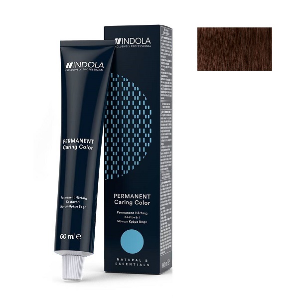 Indola Caring Color 5.56  Καστανό Ανοιχτό Ακαζού Κόκκινο