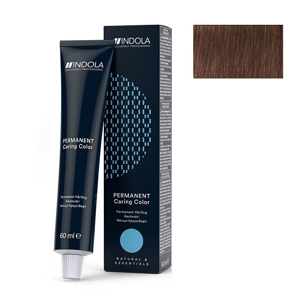 Indola Caring Color 7.86  Ξανθό Μεσαίο Ακαζού Κόκκινο
