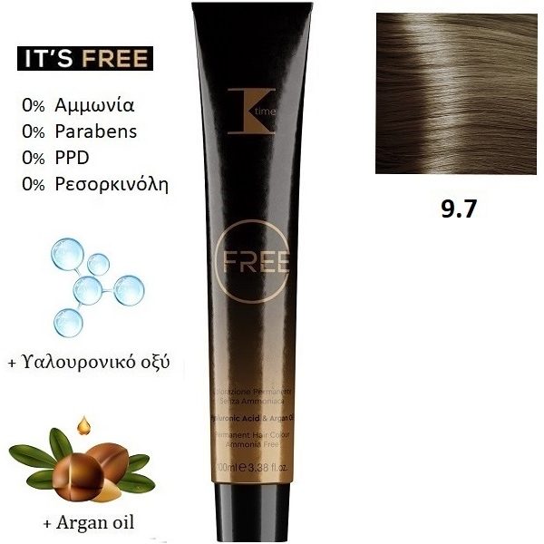 Κ-TIME Free 9.7  Ξανθό Πολύ Ανοιχτό Μαρόν