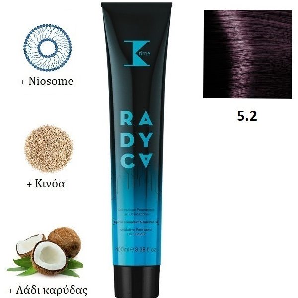 Κ-TIME Radyca 5.2  Καστανό Ανοιχτό Ιριζέ