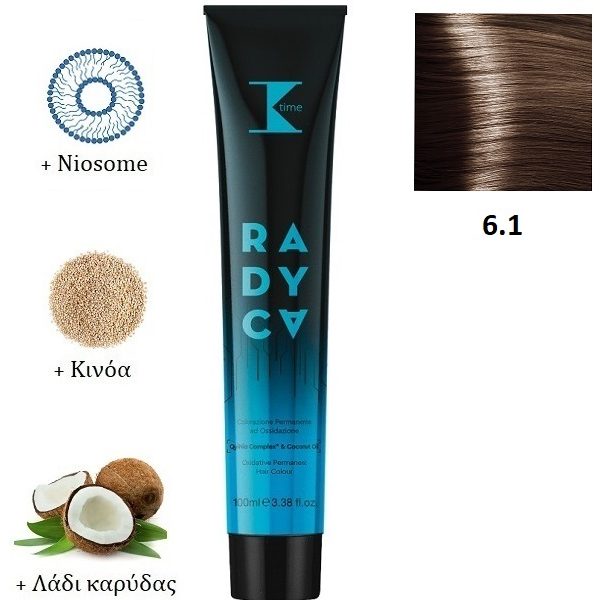 Κ-TIME Radyca 6.1  Ξανθό Σκούρο Σαντρέ