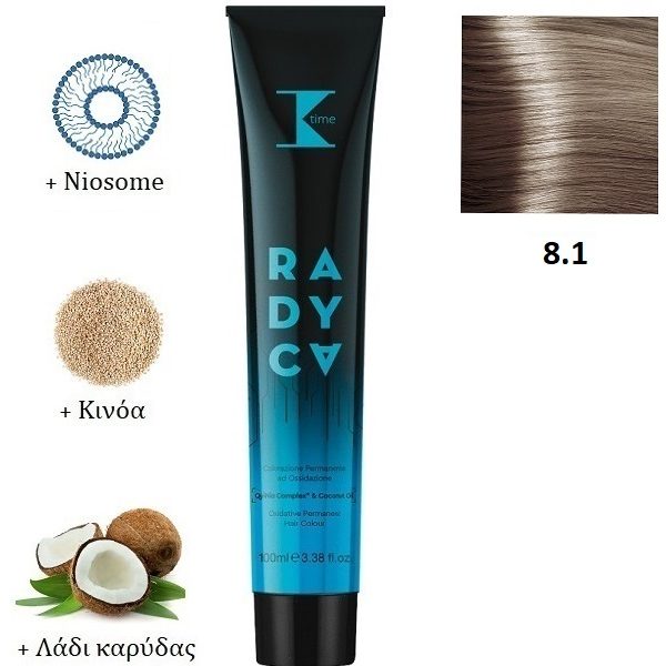Κ-TIME Radyca 8.1  Ξανθό Ανοιχτό Σαντρέ
